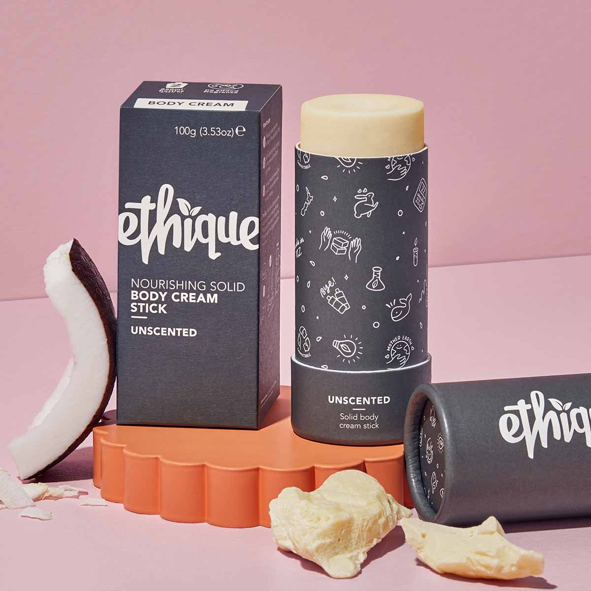 Nourishing Unscented Body Cream Stick, image 1