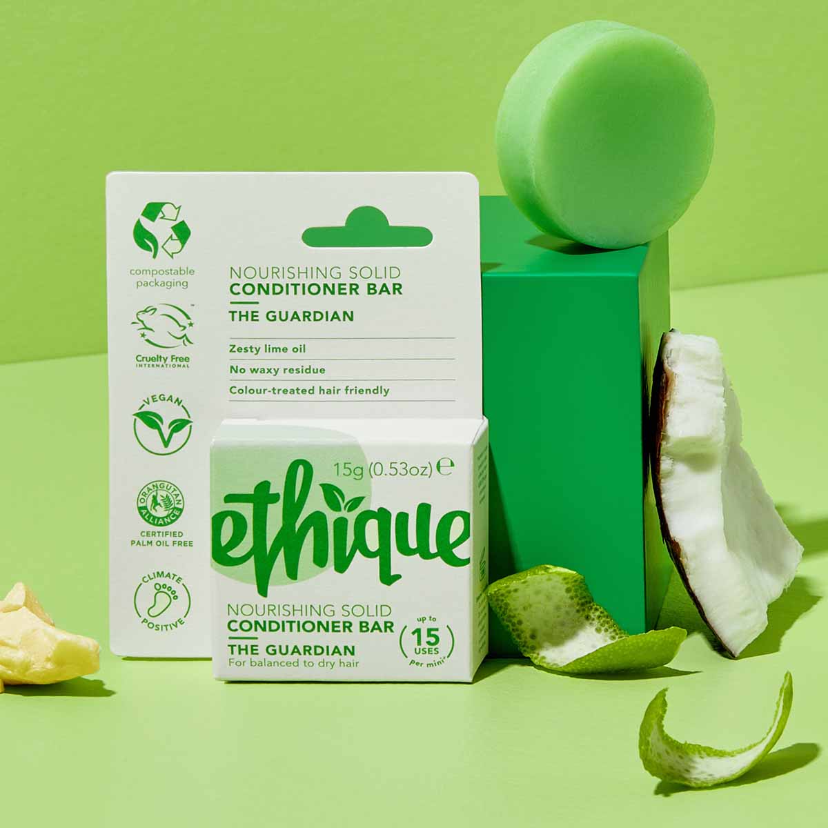 Nourishing Conditioner Bar Mini for Dry Hair: The Guardian™, image 1