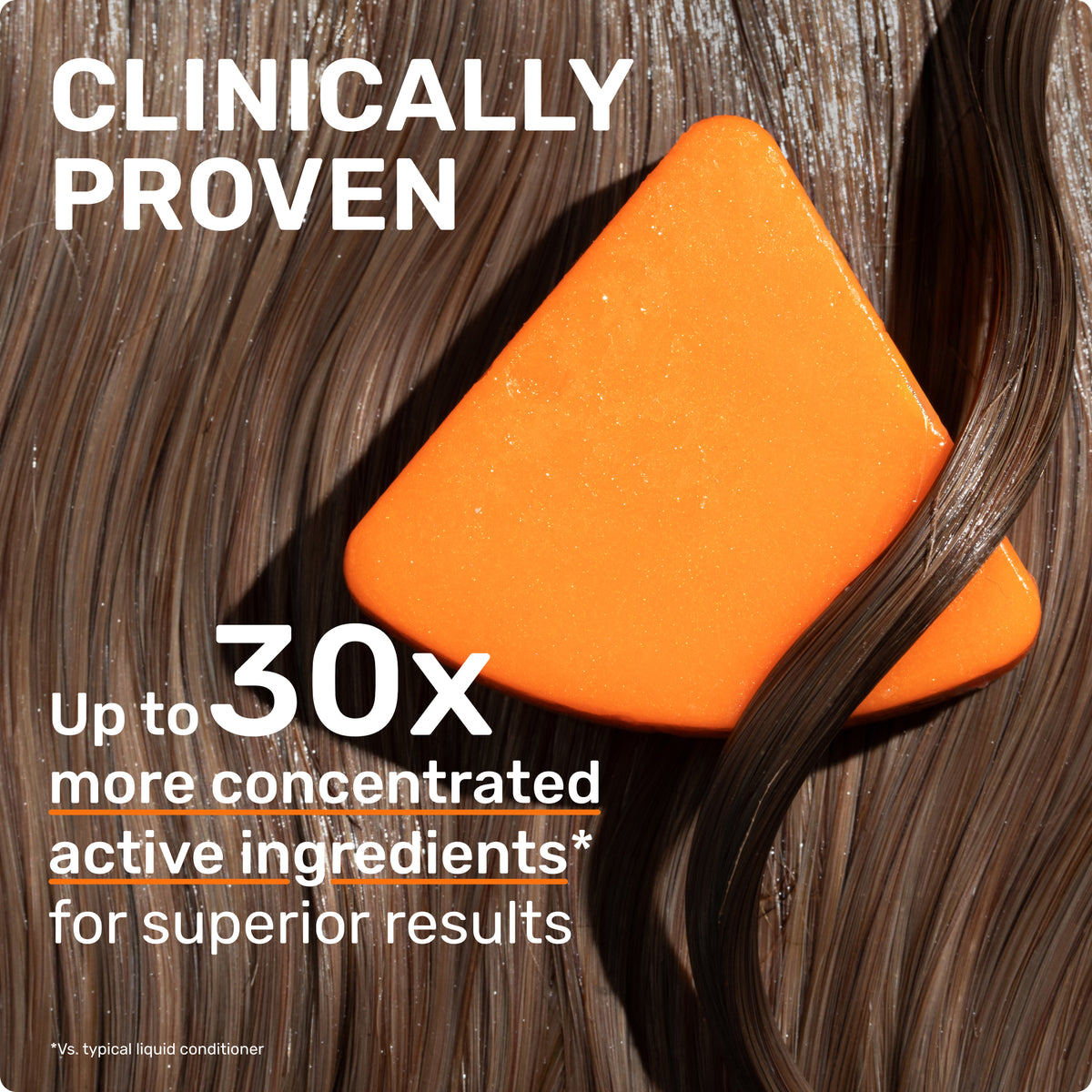 EASY TO USE + HOLD
Glide bar on hair + ends
Rinse completely
SMELLS LIKE
Vanilla, orange, and ginger