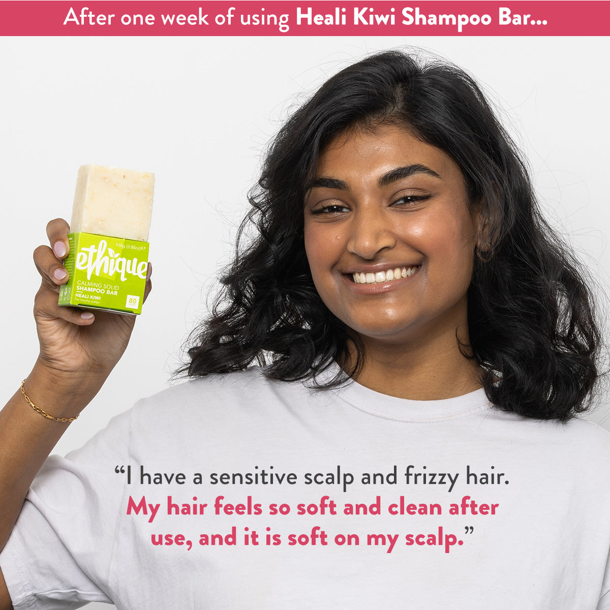 Calming Shampoo Bar for Dry Scalps: Heali Kiwi™
