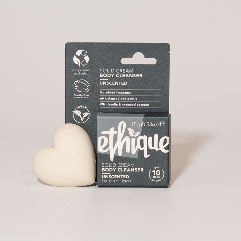 Solid Cream Body Cleanser unscented for all skin types