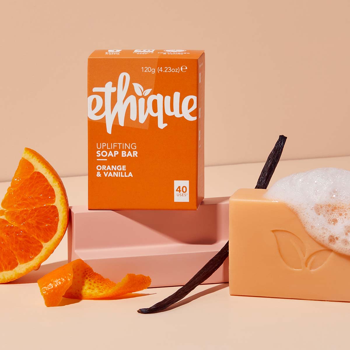 Uplifting Sweet Orange & Vanilla Soap Bar