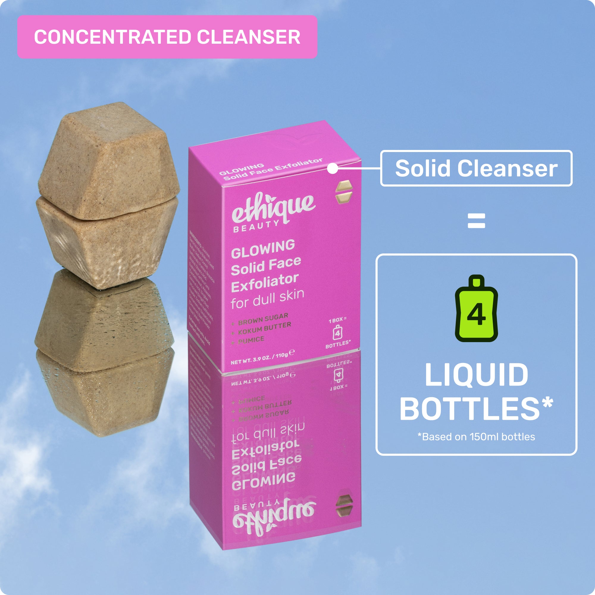 GLOWING Solid Face Exfoliator, image 4