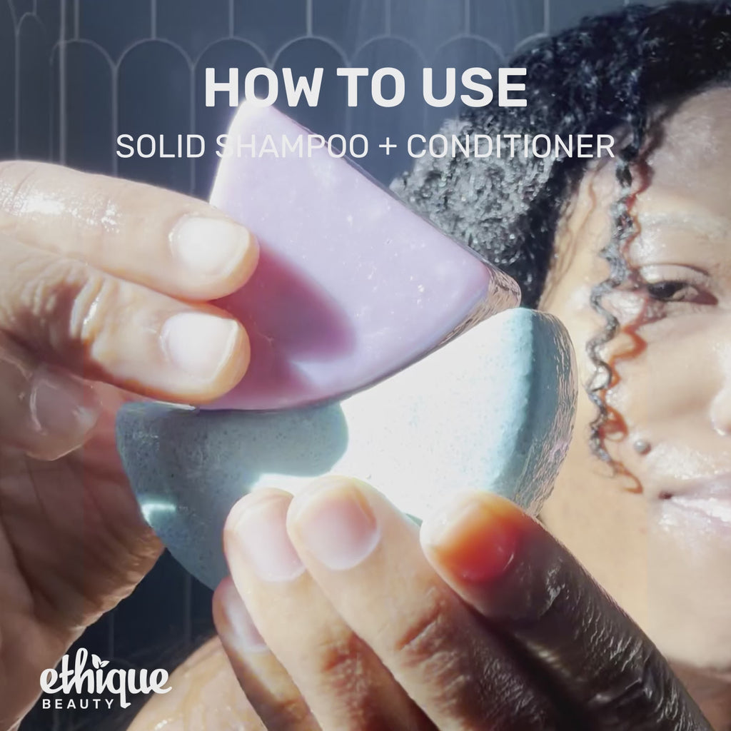How to use Solid Shampoo + Conditioner 